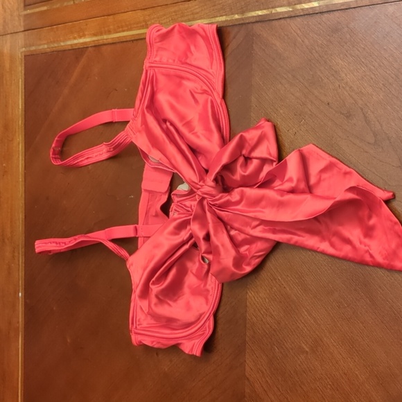 NWOT Adore Me 2X Red Bow Ribbon Underwire Bra - Picture 4 of 8